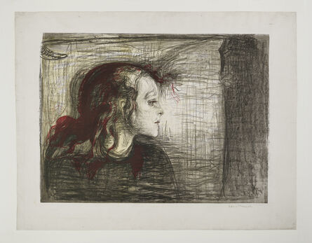 Edvard Munch, ‘The Sick Child. I’, 1896