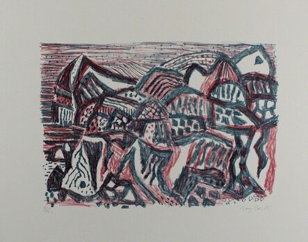 Eduard Bargheer, ‘Vulkanische Landschaft’, 1965