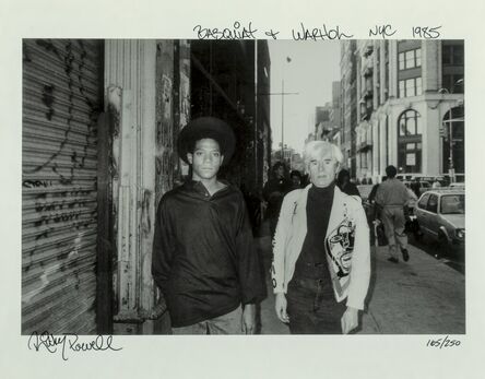 Ricky Powell, ‘Andy Warhol & Jean-Michel Basquiat Soho, NYC. 1985’, c. 2016