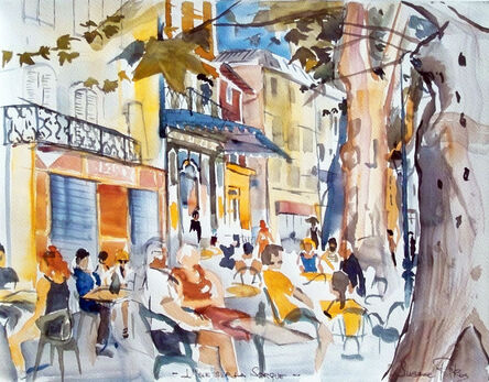 Susanne Rikus, ‘Provence- Cafe de France in Lìsle sur la Sorgue’, 2002