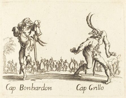 after Jacques Callot, ‘Cap. Bonbardon and Cap. Grillo’