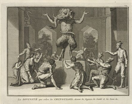 Bernard Picart, ‘Deity Who the Chingulais Believe Provides Wisdom, Health, and Goodness’, 1723-1743