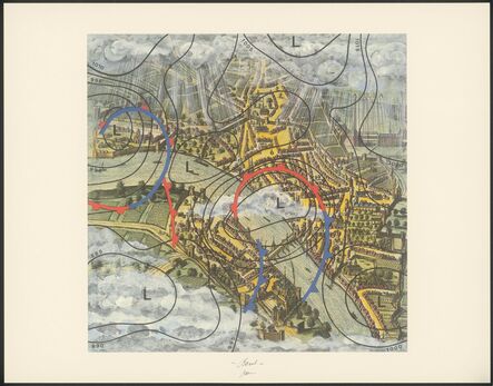 Marinus Boezem, ‘Cartografia 1572-1997. Basel’, 1997