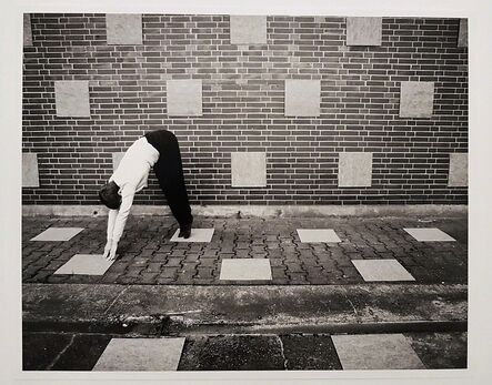 Johanna Jaeger, ‘Without Title (floor, wall, tiles, the artist)’, 2012