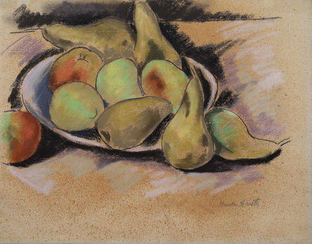 Marsden Hartley, ‘Pear and Apples’, ca. 1918