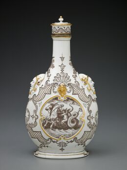 Vienna Porcelain Manufactory, ‘Wine Bottle’, about 1730-1735