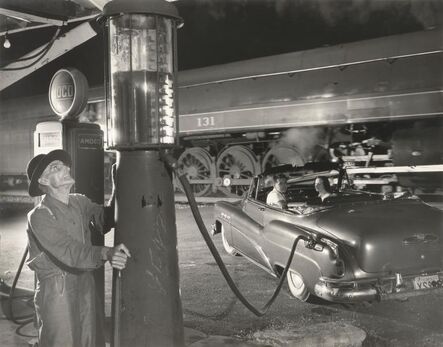 O. Winston Link, ‘Sometimes the Electricity Fails, August 8, 1956, Vesuvius, VA’, 1956