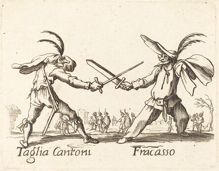 after Jacques Callot, ‘Taglia Cantoni and Fracasso’