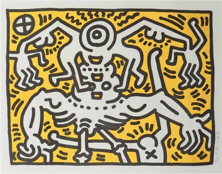 Keith Haring, ‘Untitled (Littmann 62)’, 1986