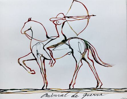 José Bedia, ‘Animal de guerra’, 2019