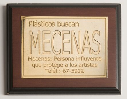Fernando Coco Bedoya, ‘Aviso Mecenas’, 1993