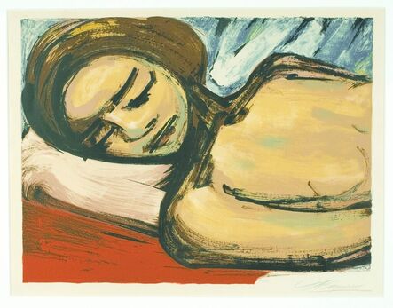 David Alfaro Siqueiros, ‘Reclining Nude’,  1972-73