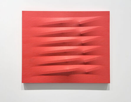 Agostino Bonalumi, ‘Rosso’, 1989