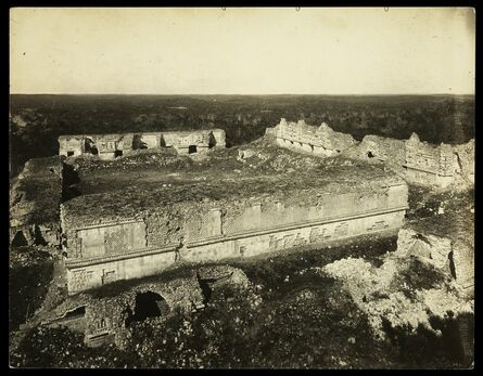 Claude Joseph Désiré Charnay, ‘Uxmal, templo de las monjas’, 1882