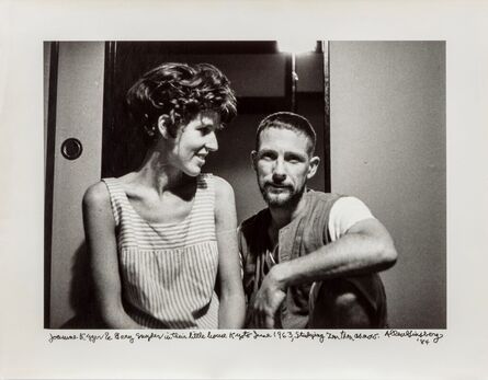 Allen Ginsberg, ‘“Joanne Kyger and Gary Snyder in their little house, Kyoto, June 1963, Studying Zen then as now" 1963’, 1964