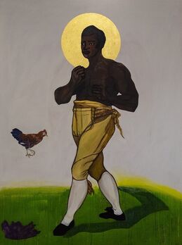 Godfried Donkor, ‘St Thomas Molineaux’, 2019