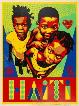 Shepard Fairey, ‘Relief for Haiti’, 2010