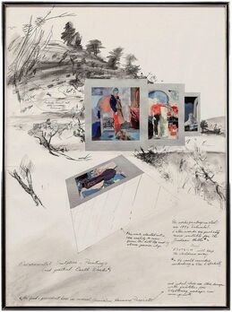 Evan Schwebel, ‘1970s Israeli "Untitled proposal for Environmental Sculpture Project" Collage’, 1970-1979