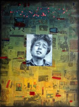 Brian Batt, ‘ DYLAN ON COLLAGE’, 2014