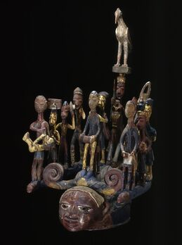 Onabanjo of Itu Meko, ‘Magbo helmet mask for Oro association’, Late 19th to early 20th century