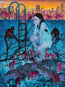 Boonhlue Yangsauy, ‘Escape the Crocodile Tiger’, 2023