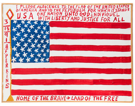 Benjamin Franklin Perkins, ‘Flag’, 1991