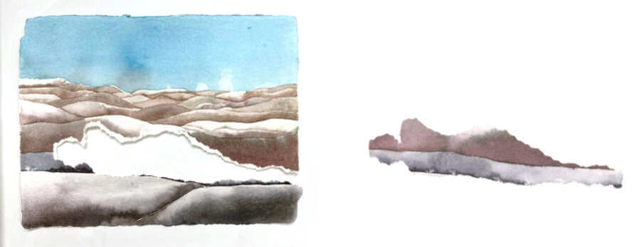 Cartography of the Body, White Sands, NM