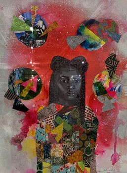 Jamea Richmond-Edwards, ‘Fly Girl with Four Orbs’, 2019