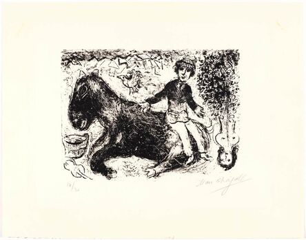 Marc Chagall, ‘Le garçon au cheval’, 1970