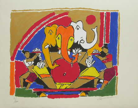 Maqbool Fida Husain, ‘Ganesh’, 2004