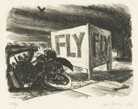 James Penney, ‘Fly [Sign near our airport (Long Island)]’, 1933