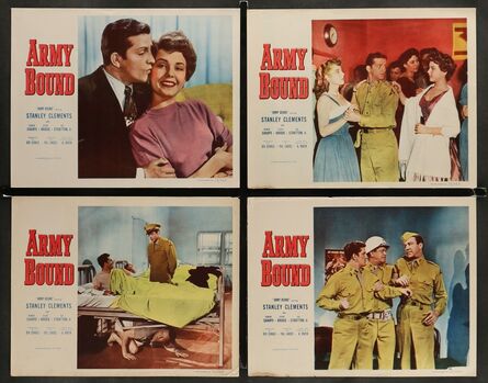 Anon, ‘ARMY BOUND 6 Lobby Cards '52 wacky images of Stanley Clements, king of the speedways!’, 1952