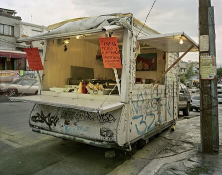 Jim Dow, ‘Truck Selling Salchitacos, Pefregal de Santo Domingo, Mexico City, Distrito Federal, Mexico’, 2013