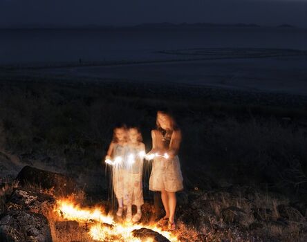 Laura McPhee, ‘Sparklers, Spiral Jetty, Gunnison Bay, Great Salt Lake, Box Elder County, Utah, 2004 1/5’