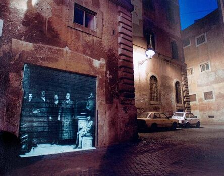 Shimon Attie, ‘Behind Piazza Mattei Rome Italy’, 20th Century