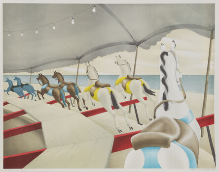 Clarence Holbrook Carter, ‘Carousel by the Sea’, 1979