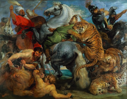 Peter Paul Rubens, ‘Tiger, Lion and Leopard Hunt’, 1616
