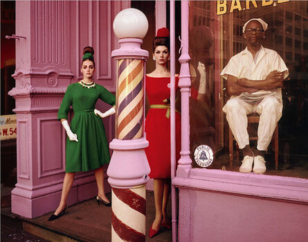 William Klein, ‘Antonia & Simone, Barbershop New York (Vogue)’, 1961