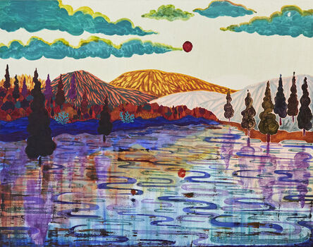 Freya Douglas-Morris, ‘The sun rose above mountain threads’, 2021