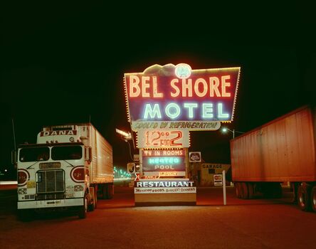 Steve Fitch, ‘Bel Shore Motel Sign, Highway 80, Deming, New Mxsico; December, 1980’