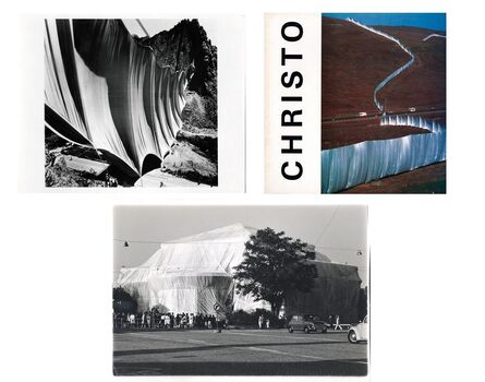 Christo and Jeanne-Claude, ‘「Christo & Jeanne-Claude Kunsthalle , Bern packed 」「Christo & Jeanne-Claude Valley Curtain 」【2 sheets set with publication】’, 1968-1971