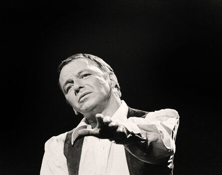 Murray Garrett, ‘Sinatra performing at his Budweiser special at N.B.C. TV in 1968’, 1968