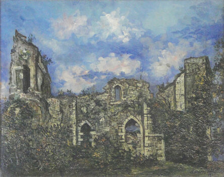 Maurice Utrillo, ‘Les ruines du Chateau de Chalucet (Haute-Vienne)’, 1922