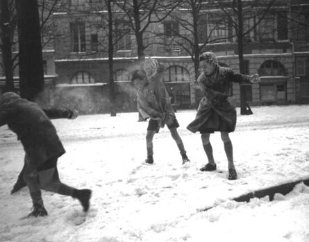 Fred Stein, ‘Snowball Fight, Paris’, 1935