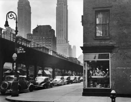 Brett Weston, ‘Train Overpass, E 36th Street, New York’, 1943
