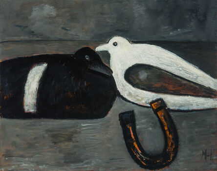 Marsden Hartley, ‘Black and White Decoys’, 1940-1941