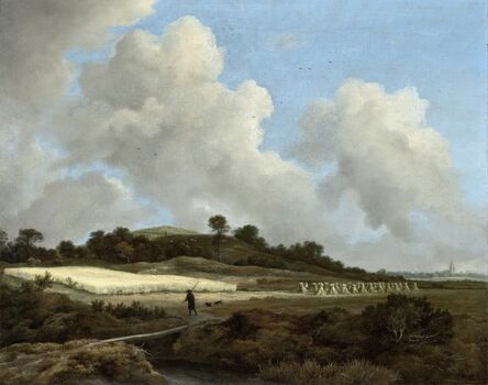 Jacob van Ruisdael, ‘View of Grainfields with a Distant Town’, 1670