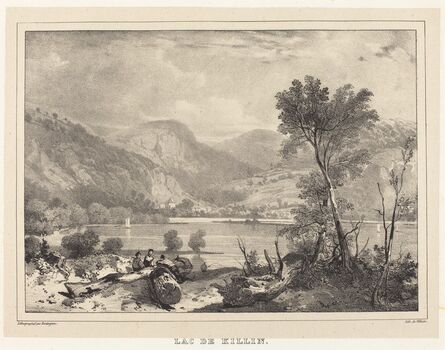 Richard Parkes Bonington after Francois Alexandre Pernot, ‘Lac de Killin’, 1826