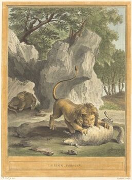 A.J. de Fehrt, ‘Le lion (The Lion)’, published 1759