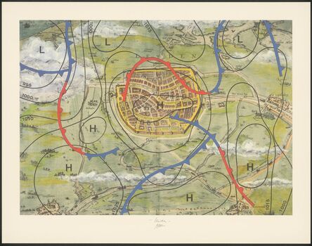 Marinus Boezem, ‘Cartografia 1572-1997. Leiden’, 1997